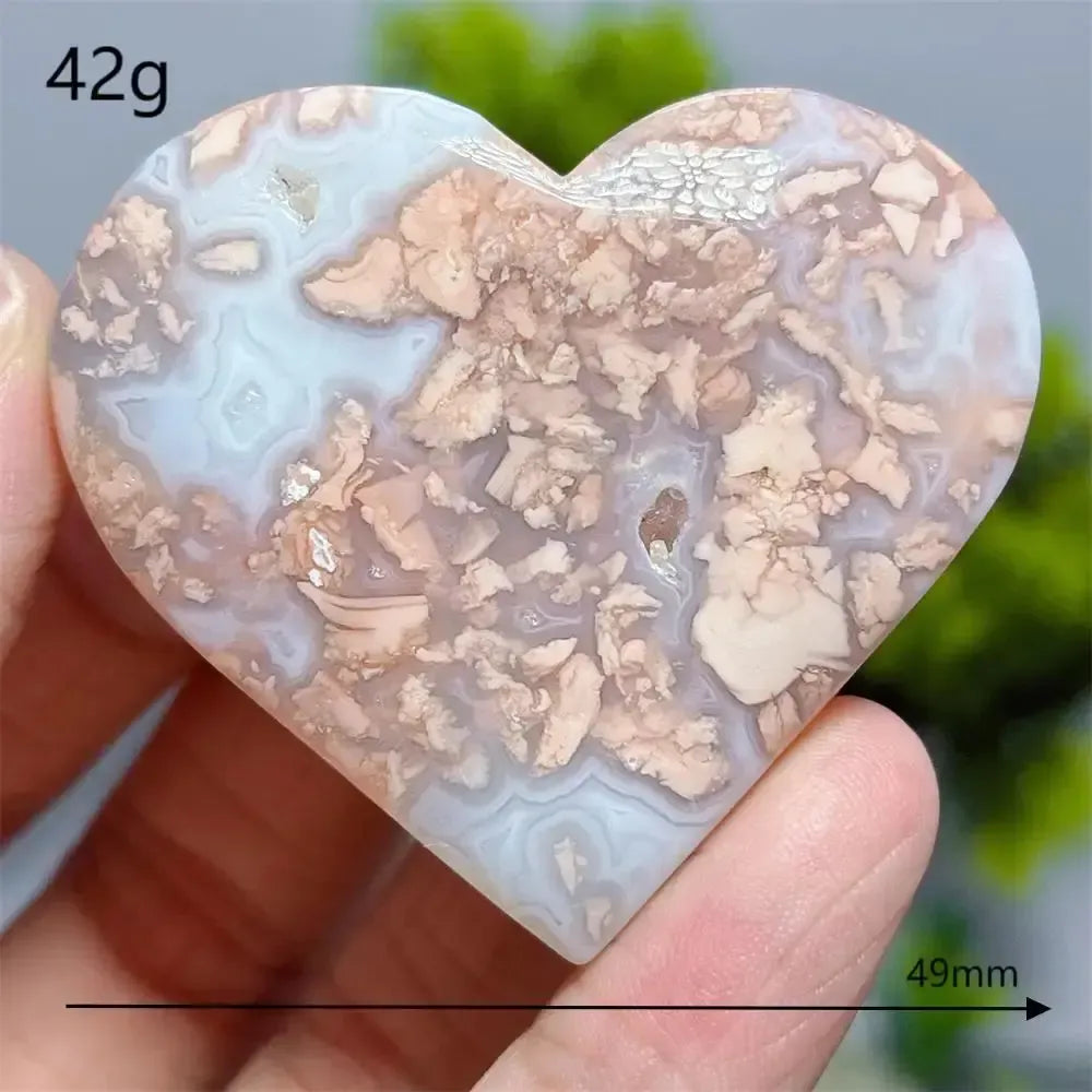 Flower Agate Heart Crystal-Hearts-Ali-12-Flower Agate-Crystal Destiny