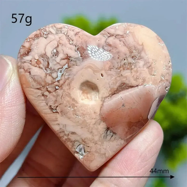 Flower Agate Heart Crystal-Hearts-Ali-15-Flower Agate-Crystal Destiny