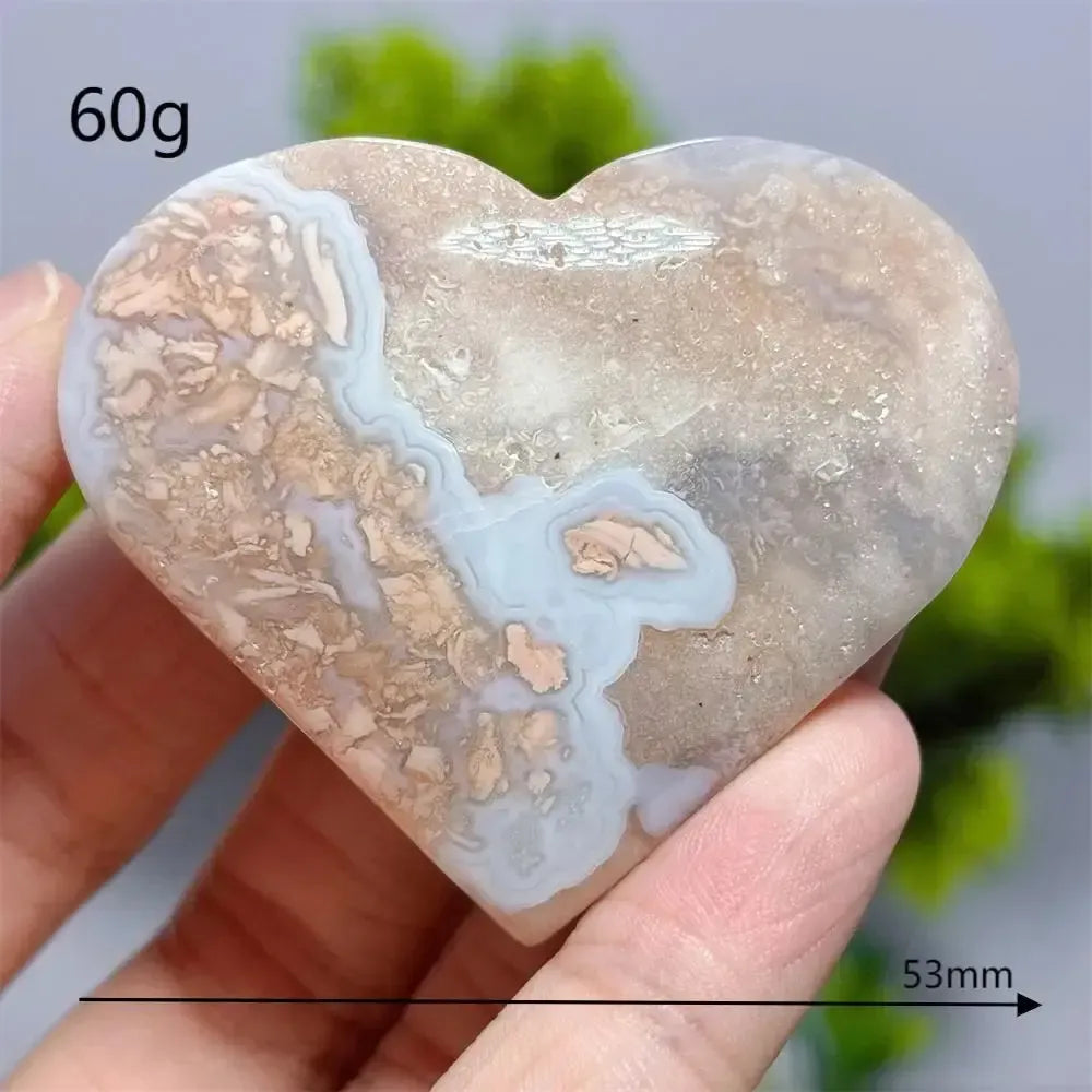 Flower Agate Heart Crystal-Hearts-Ali-16-Flower Agate-Crystal Destiny