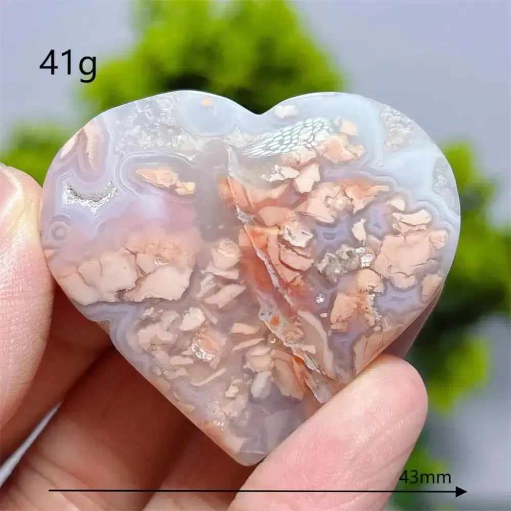 Flower Agate Heart Crystal-Hearts-Ali-2-Flower Agate-Crystal Destiny