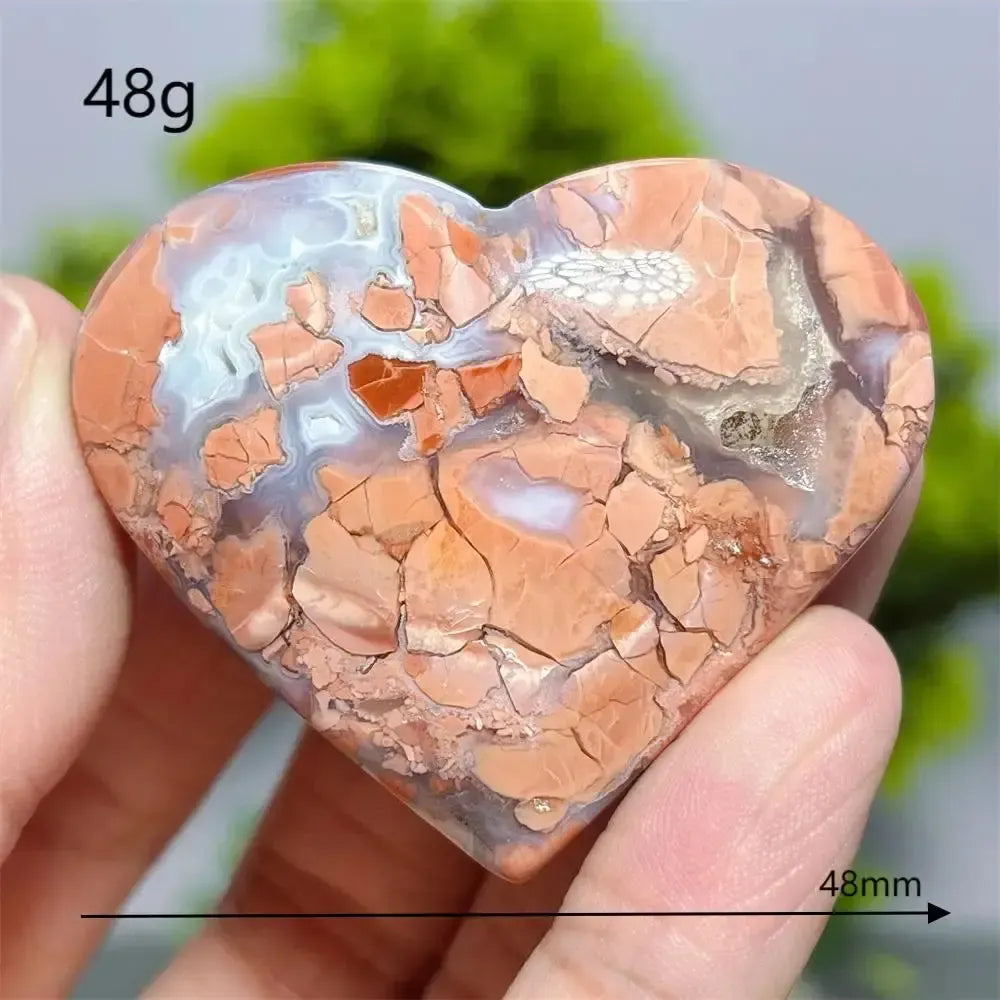 Flower Agate Heart Crystal-Hearts-Ali-22-Flower Agate-Crystal Destiny
