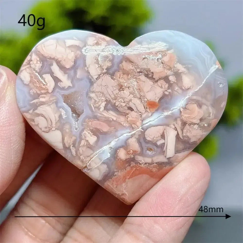Flower Agate Heart Crystal-Hearts-Ali-27-Flower Agate-Crystal Destiny