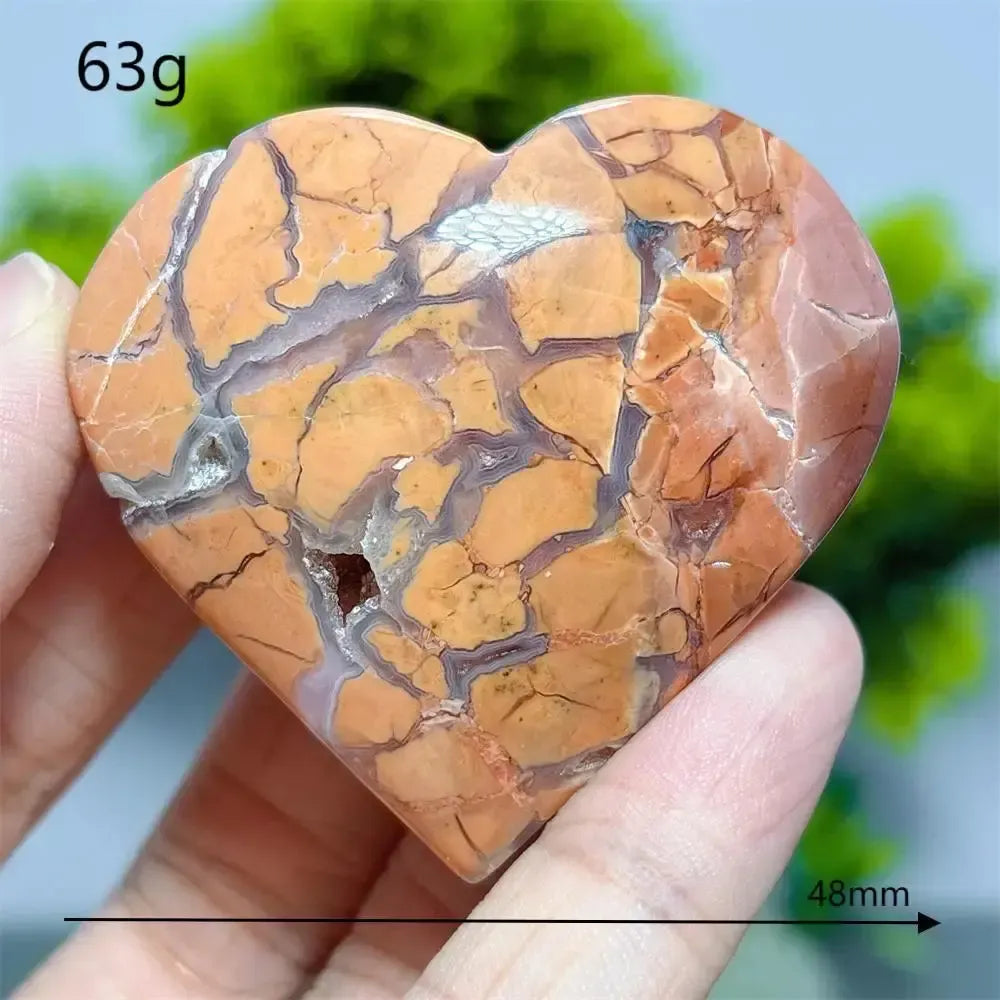 Flower Agate Heart Crystal-Hearts-Ali-28-Flower Agate-Crystal Destiny