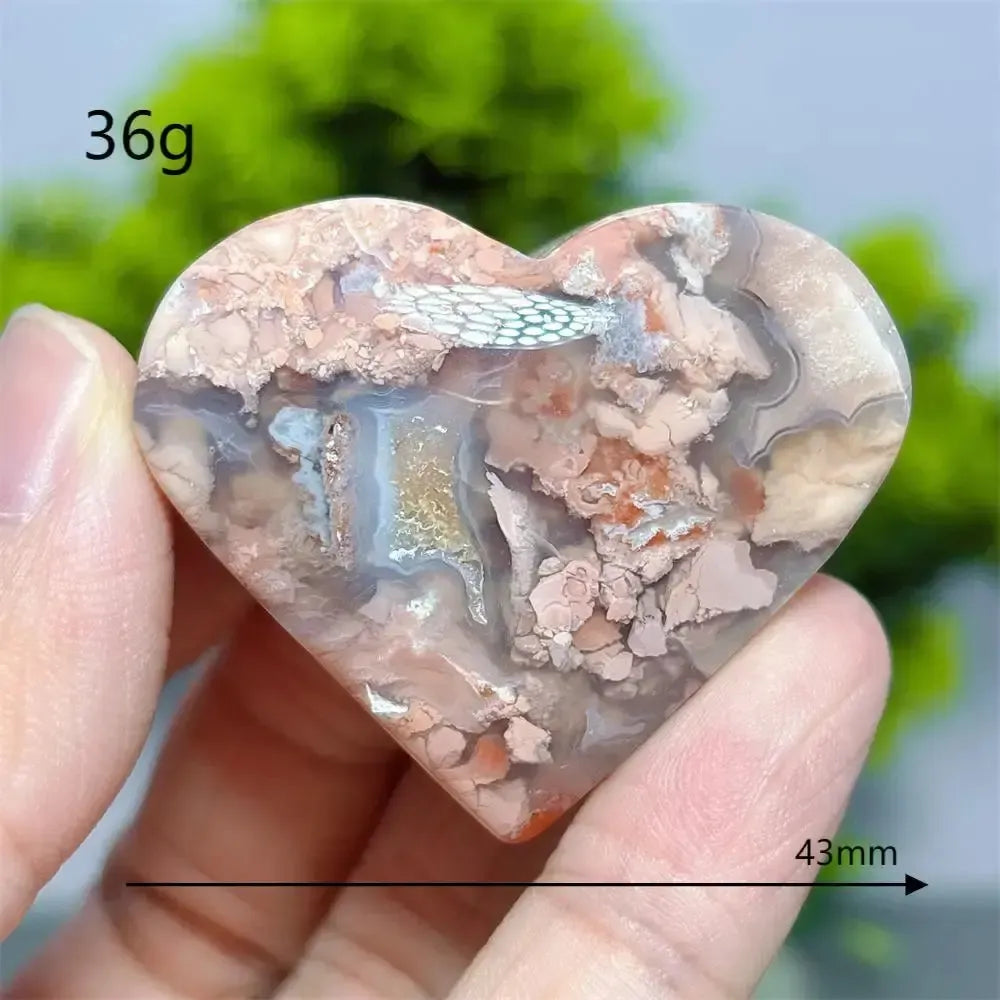 Flower Agate Heart Crystal-Hearts-Ali-29-Flower Agate-Crystal Destiny