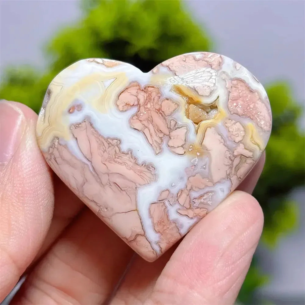 Flower Agate Heart Crystal-Hearts-Ali-1-Flower Agate-Crystal Destiny