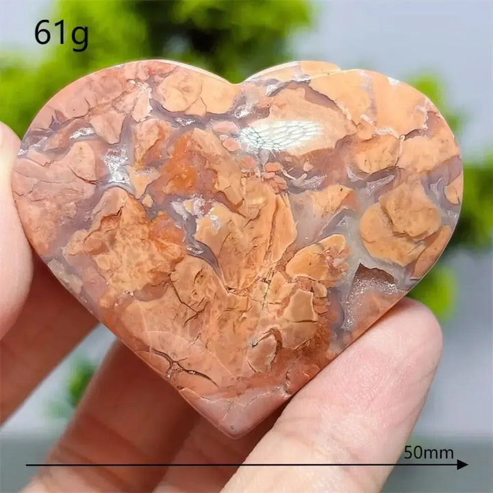 Flower Agate Heart Crystal-Hearts-Ali-5-Flower Agate-Crystal Destiny