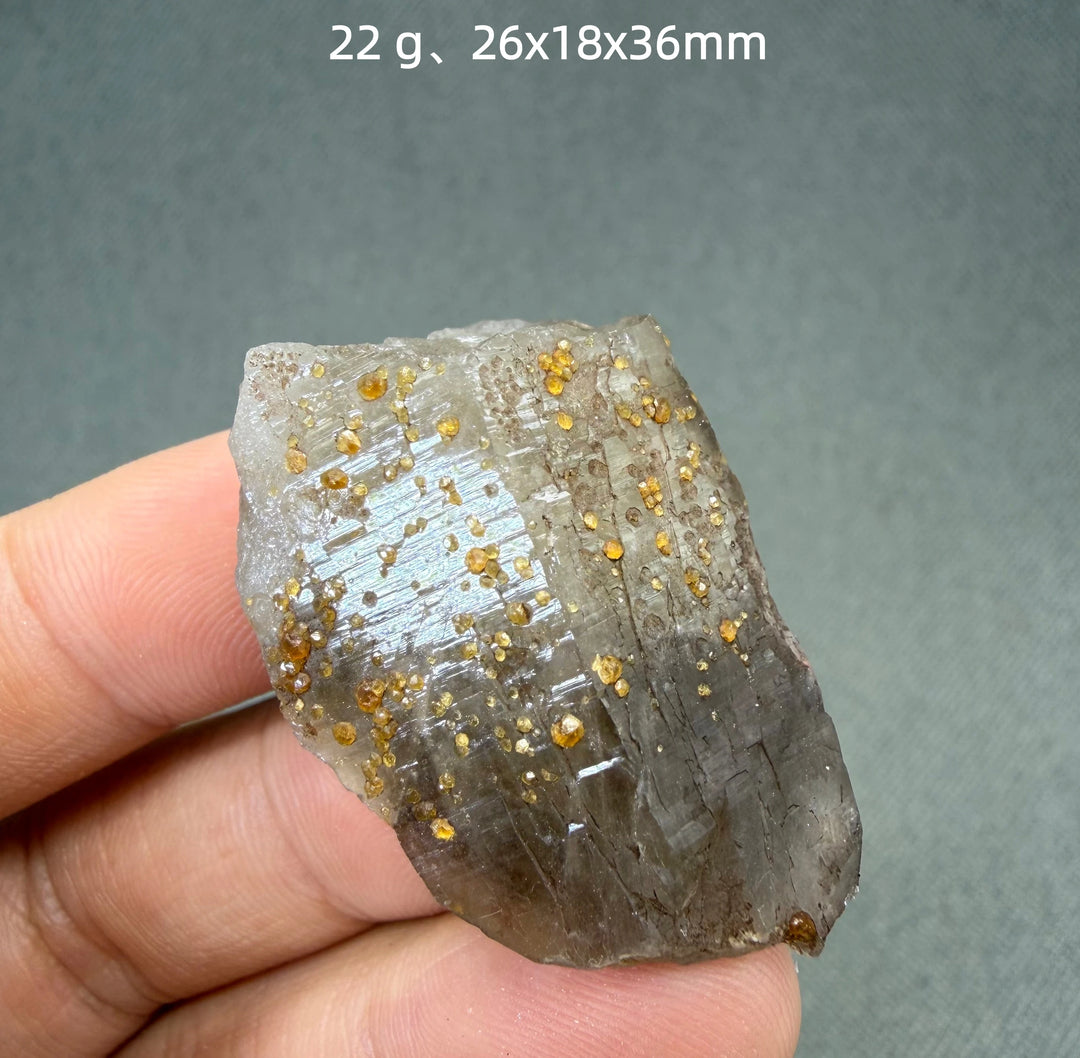 Garnet on Quartz Crystal Cluster