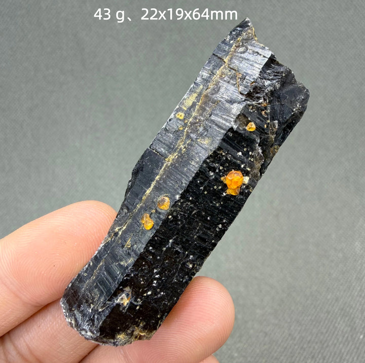 Garnet on Quartz Crystal Cluster