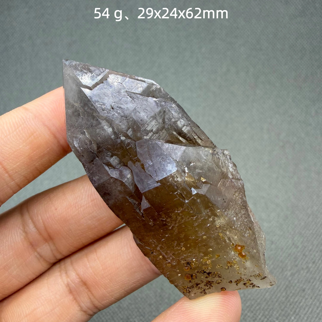 Garnet on Quartz Crystal Cluster
