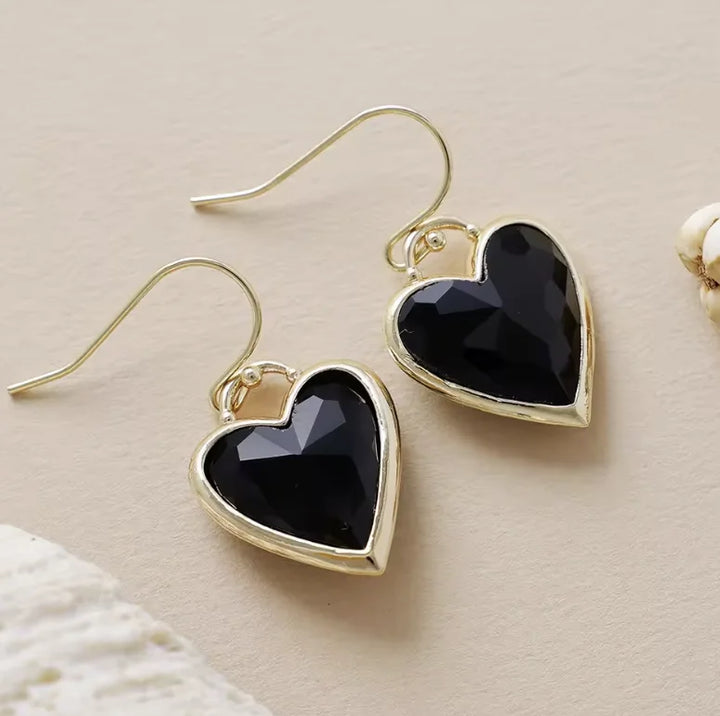 Gemstone Crystal Earrings in Mixed Healing Stone Styles