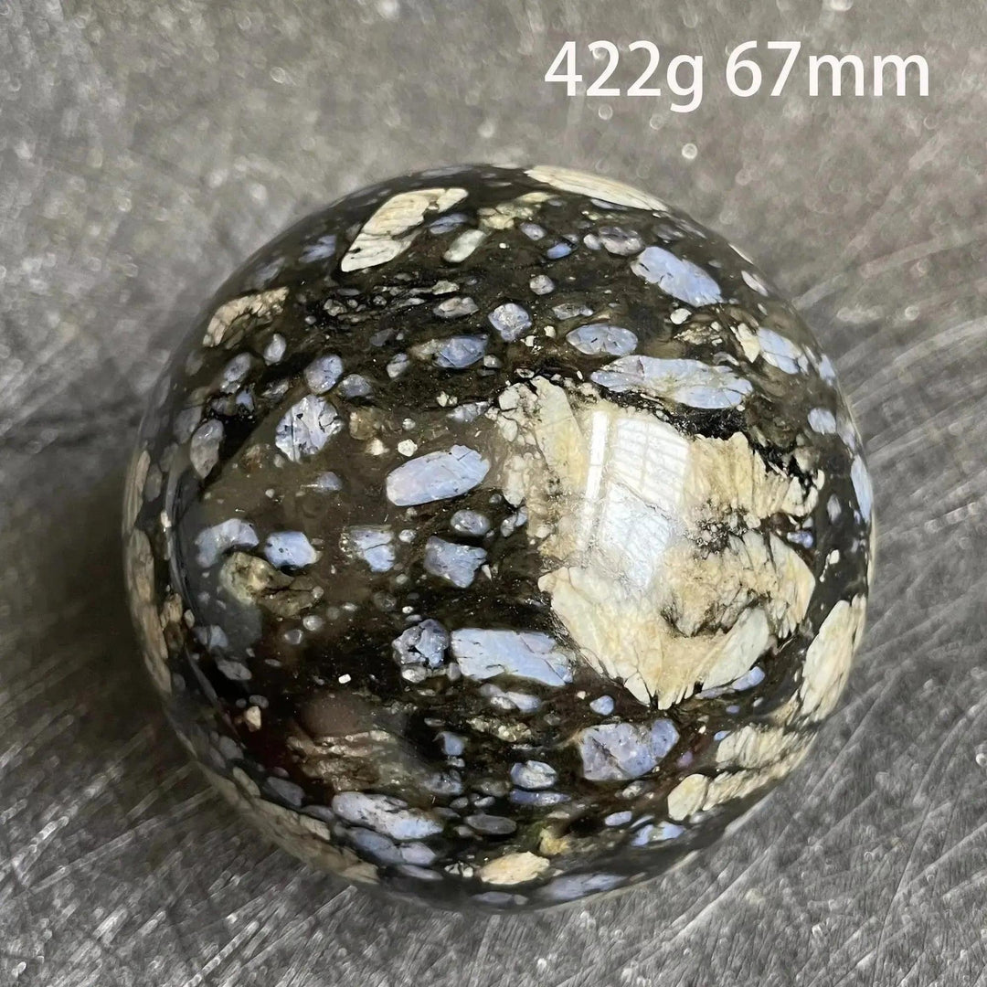 Glaucophane Crystal Sphere | Rare Blue Stone Ball