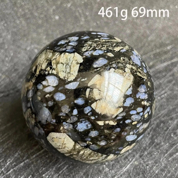 Glaucophane Crystal Sphere | Rare Blue Stone Ball