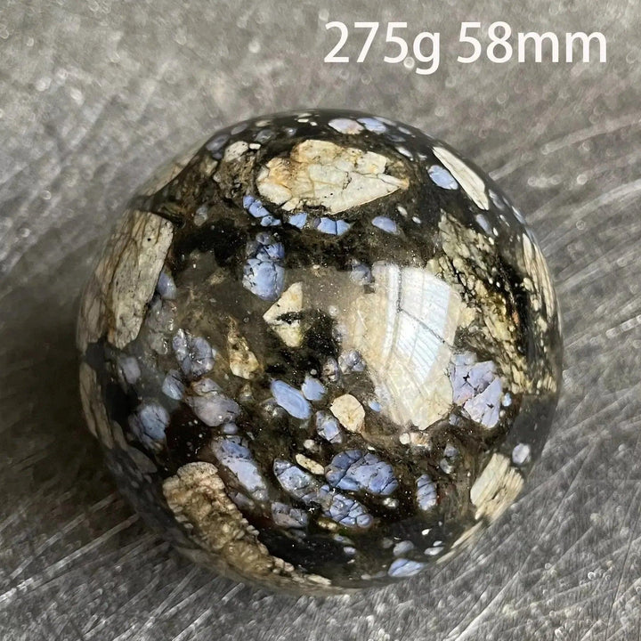 Glaucophane Crystal Sphere | Rare Blue Stone Ball
