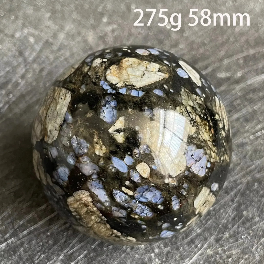 Glaucophane Crystal Sphere | Rare Blue Stone Ball-Spheres-Ali-Glaucophane-W1-Crystal Destiny