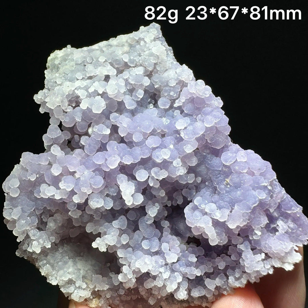 Grape Agate Crystal Cluster Botryoidal Geode Specimen