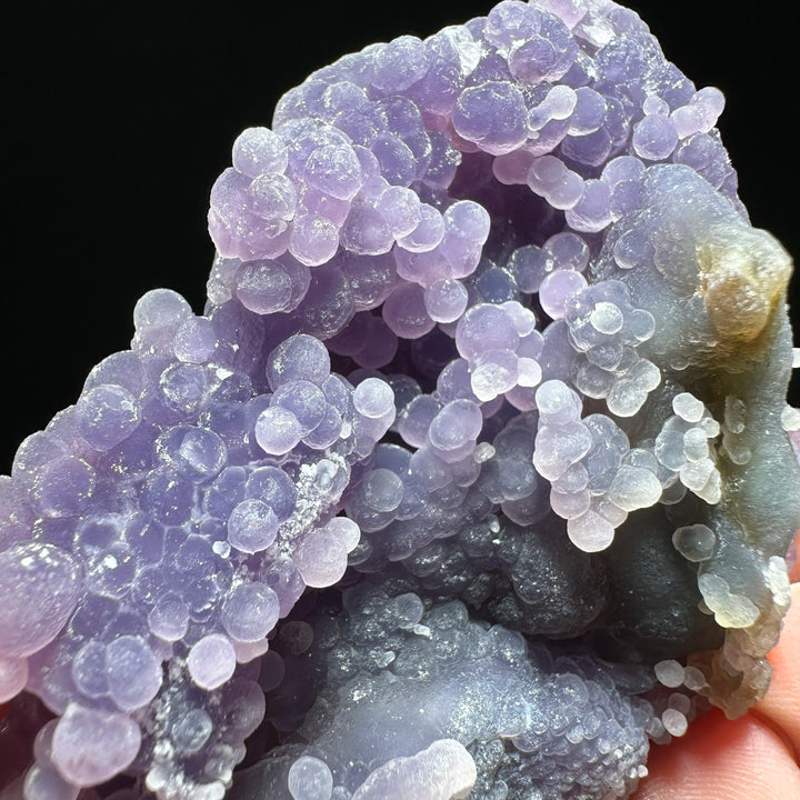 Grape Agate Crystal Cluster Botryoidal Geode Specimen