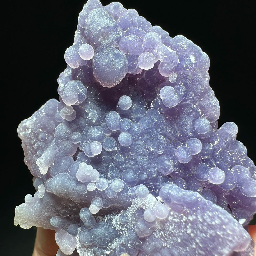 Grape Agate Crystal Cluster Botryoidal Geode Specimen