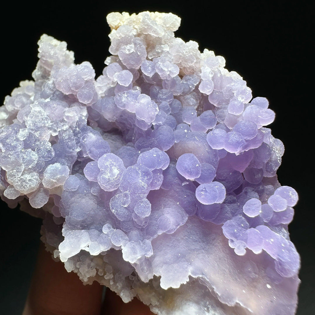 Grape Agate Crystal Cluster Botryoidal Geode Specimen