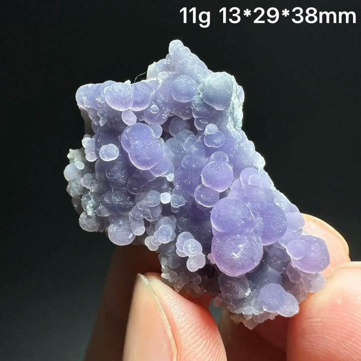 Grape Agate Crystal Cluster Botryoidal Geode Specimen