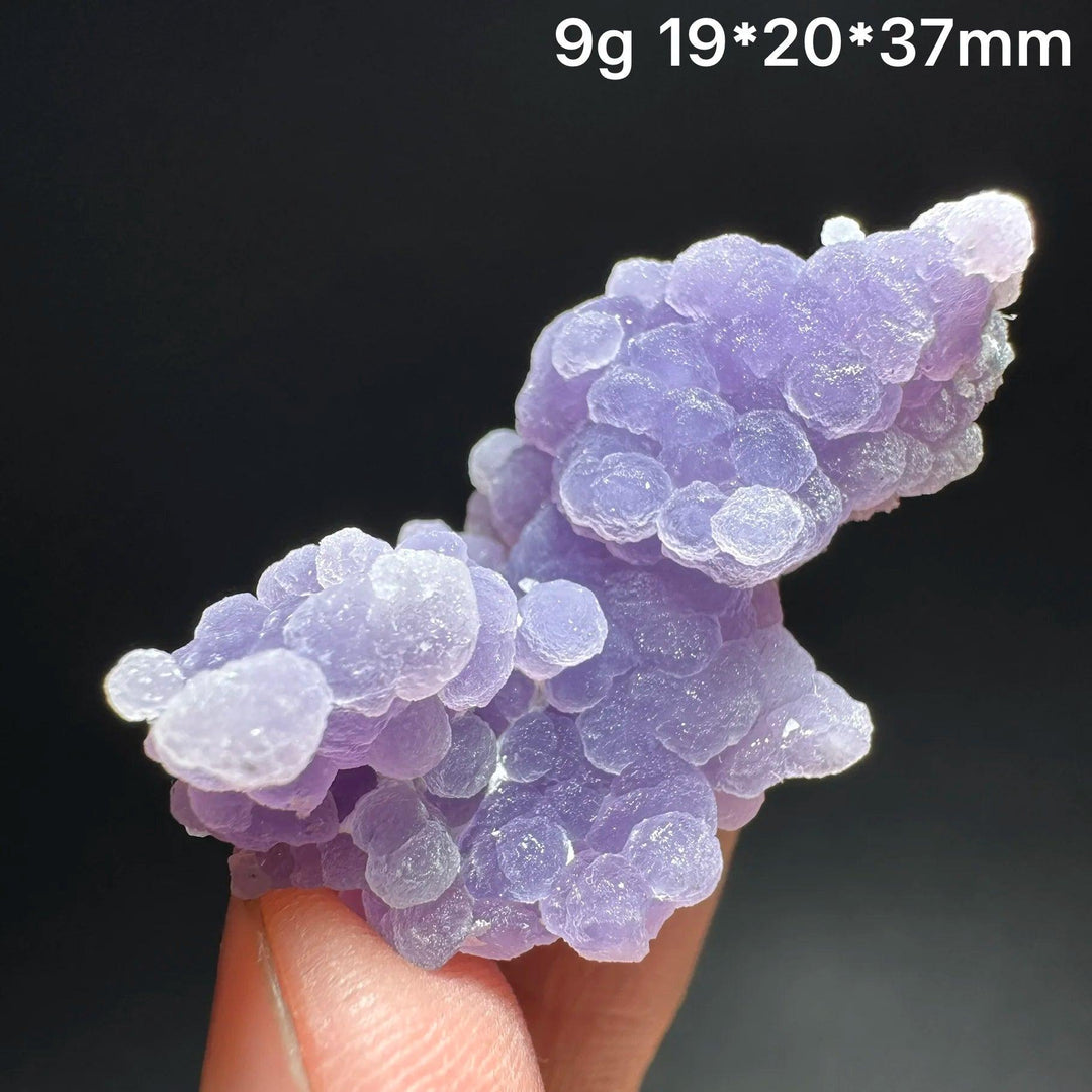 Grape Agate Crystal Cluster Botryoidal Geode Specimen