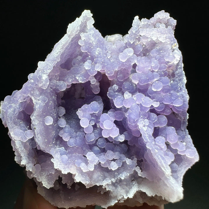 Grape Agate Crystal Cluster Botryoidal Geode Specimen