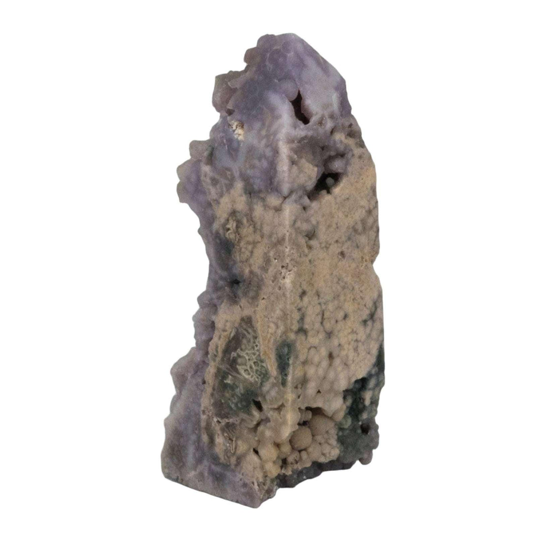 Grape Agate Raw Edge Tower | Deep Purple Botryoidal