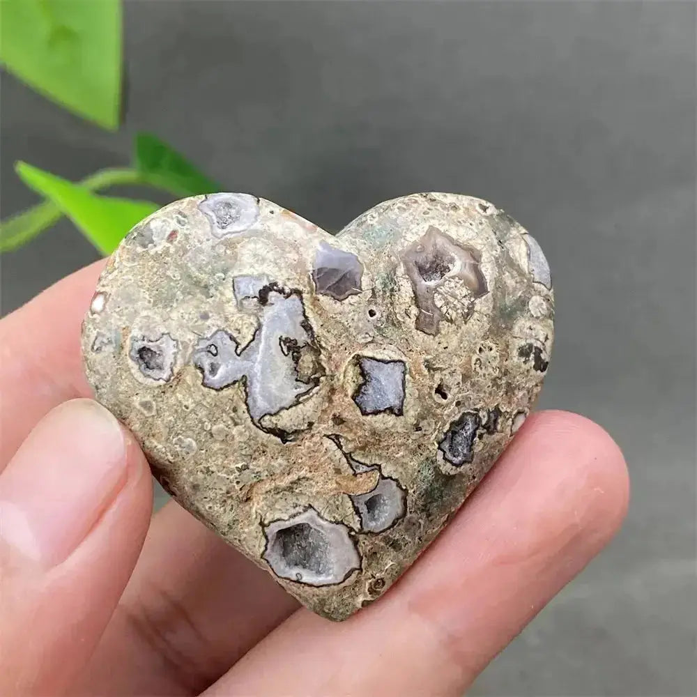 Green Cherry Agate Heart Crystal-Hearts-Ali-Green Cherry Agate-17 48g-Crystal Destiny