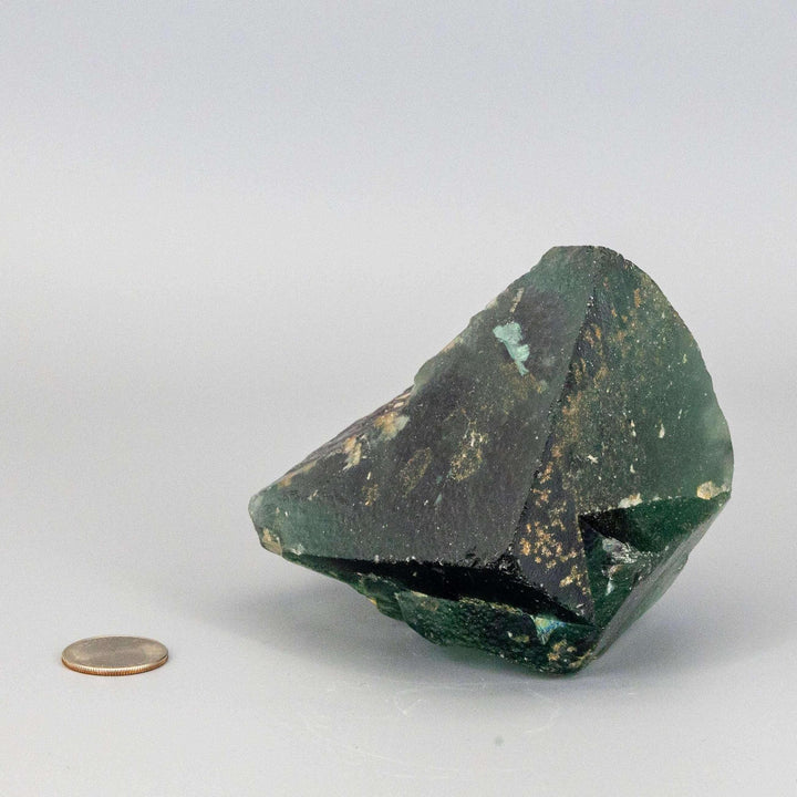 Vibrant Green Fluorite Cubed Cluster showcasing naturally formed cubic crystals, scientifically fascinating and visually striking.