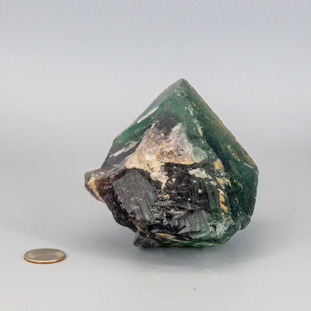 Green Fluorite Cubed Cluster-Raw-Crystal Destiny-Green Fluorite-1154g - 4.00"L x 3.50"W x 4.25"H-Crystal Destiny