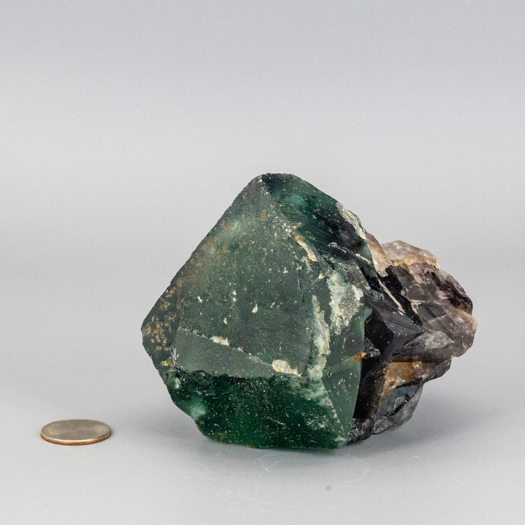 Green Fluorite Cubed Cluster-Raw-Crystal Destiny-Green Fluorite-1154g - 4.00"L x 3.50"W x 4.25"H-Crystal Destiny