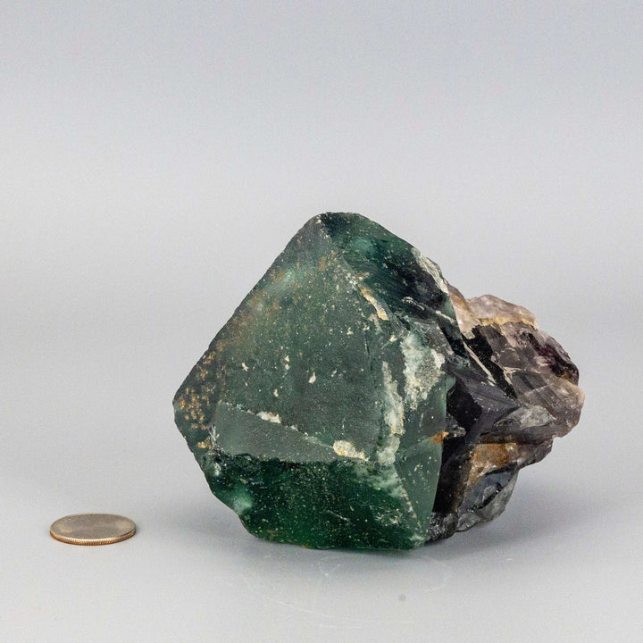 Green Fluorite Cubed Cluster-Raw-Crystal Destiny-Green Fluorite-1154g - 4.00"L x 3.50"W x 4.25"H-Crystal Destiny