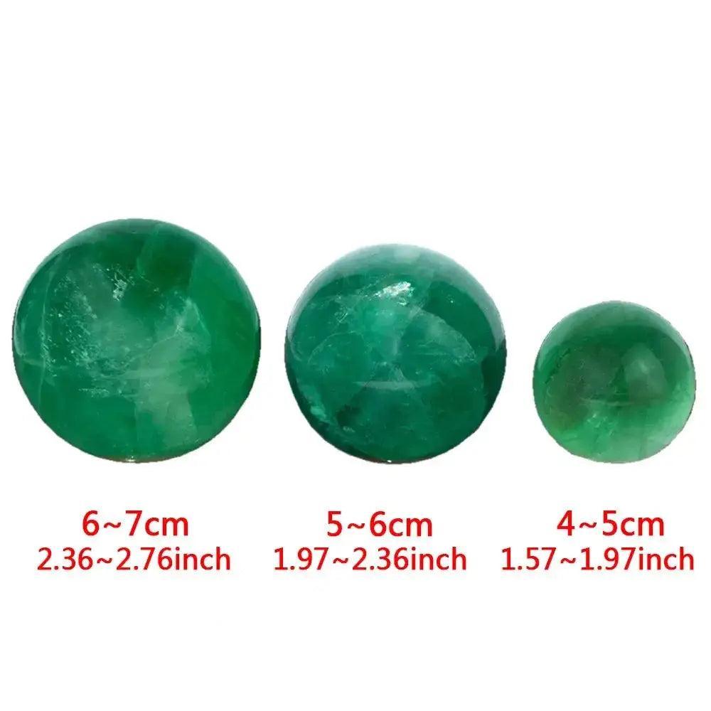 Green Fluorite Sphere for Emotional Balance