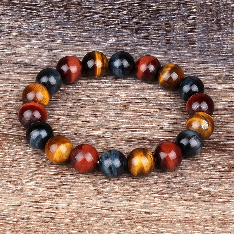 Tiger Eye Crystal Beaded Handmade Unisex Bracelets