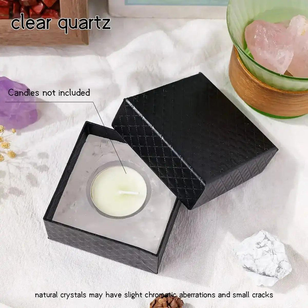 Handcrafted Crystal Tealight Candle Holder