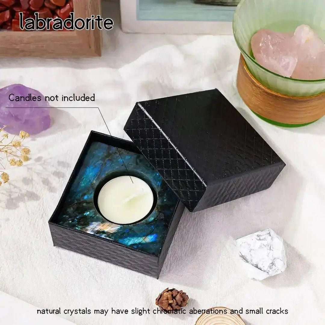 Handcrafted Crystal Tealight Candle Holder