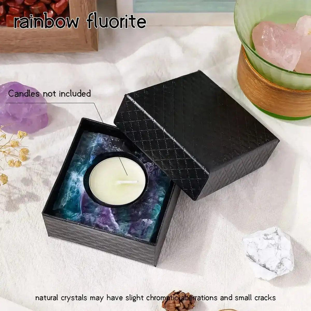 Handcrafted Crystal Tealight Candle Holder