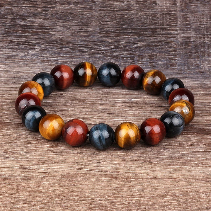 Tiger Eye Crystal Beaded Handmade Unisex Bracelets