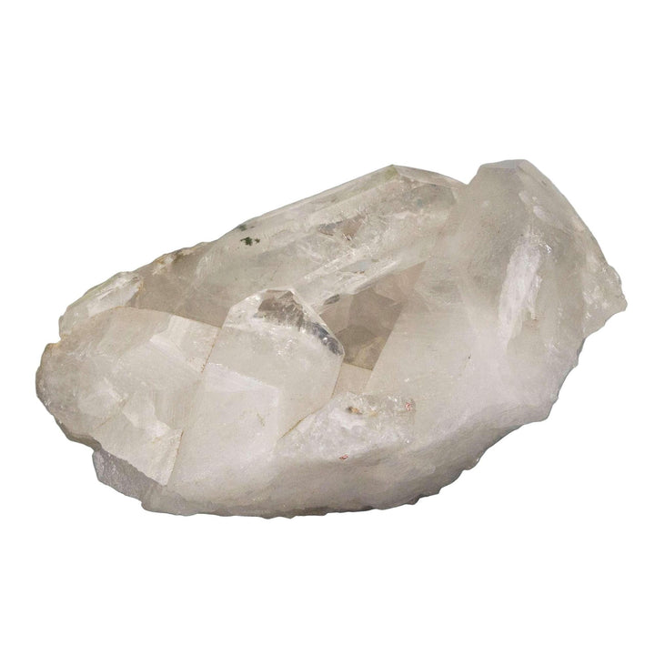 Clear Himalayan High Altitude Quartz Cluster XL with multiple radiant points, showcasing exceptional clarity and energetic depth.