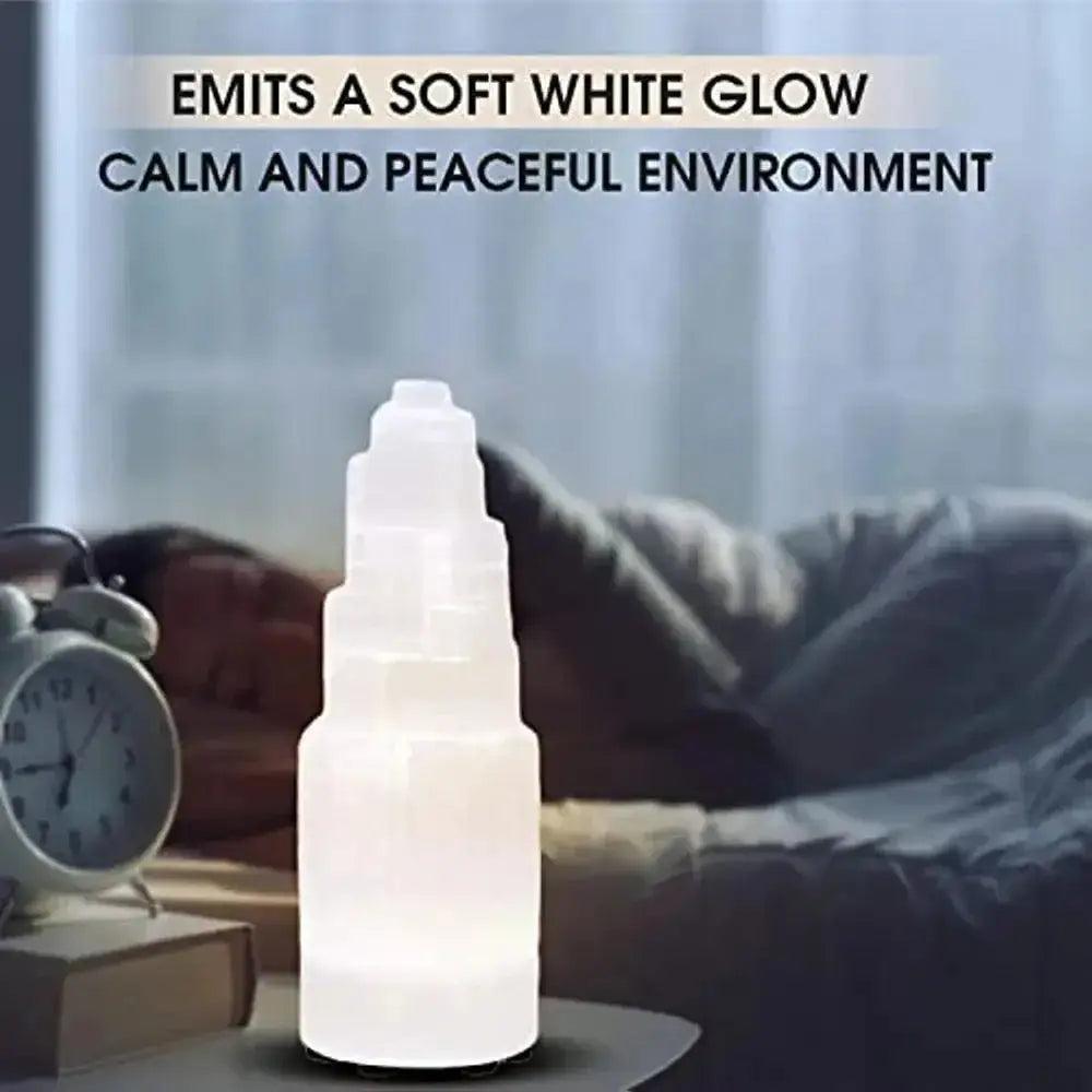 Himalayan Selenite Crystal Tower | Cleansing Light