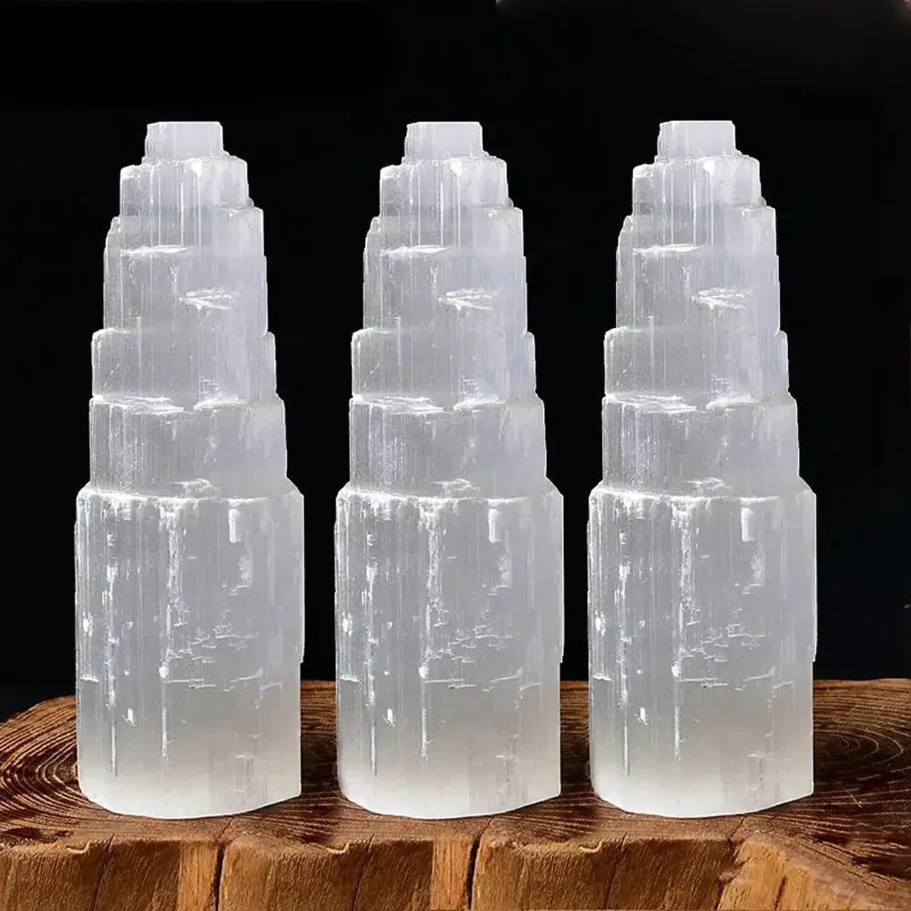 Himalayan Selenite Crystal Tower | Cleansing Light