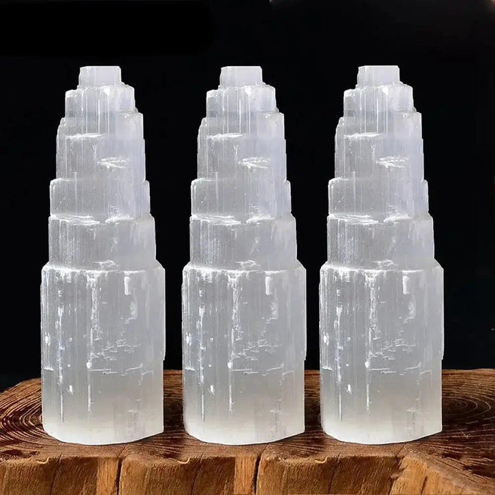 Himalayan Selenite Crystal Tower | Cleansing Light