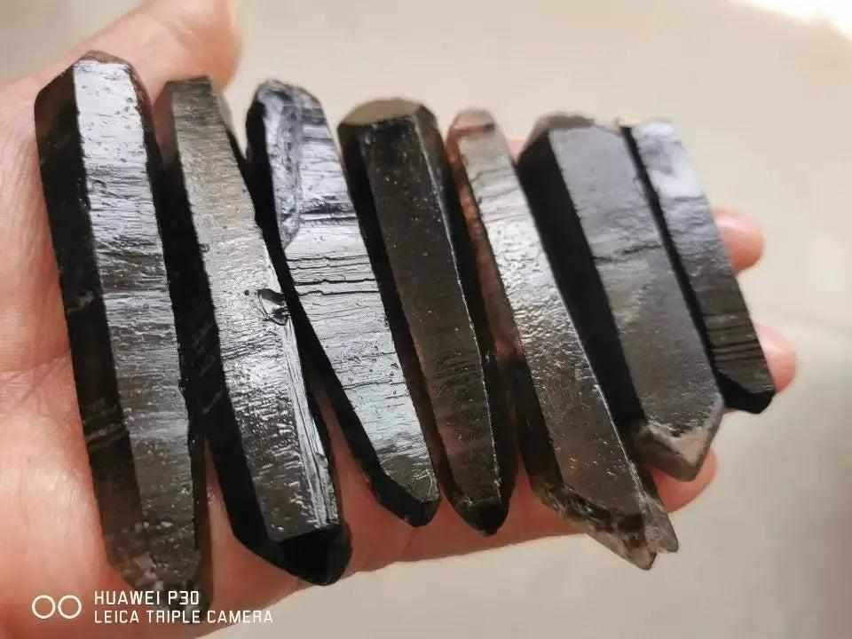Himalayan Smoky Quartz DT Point for Grounding and Protection
