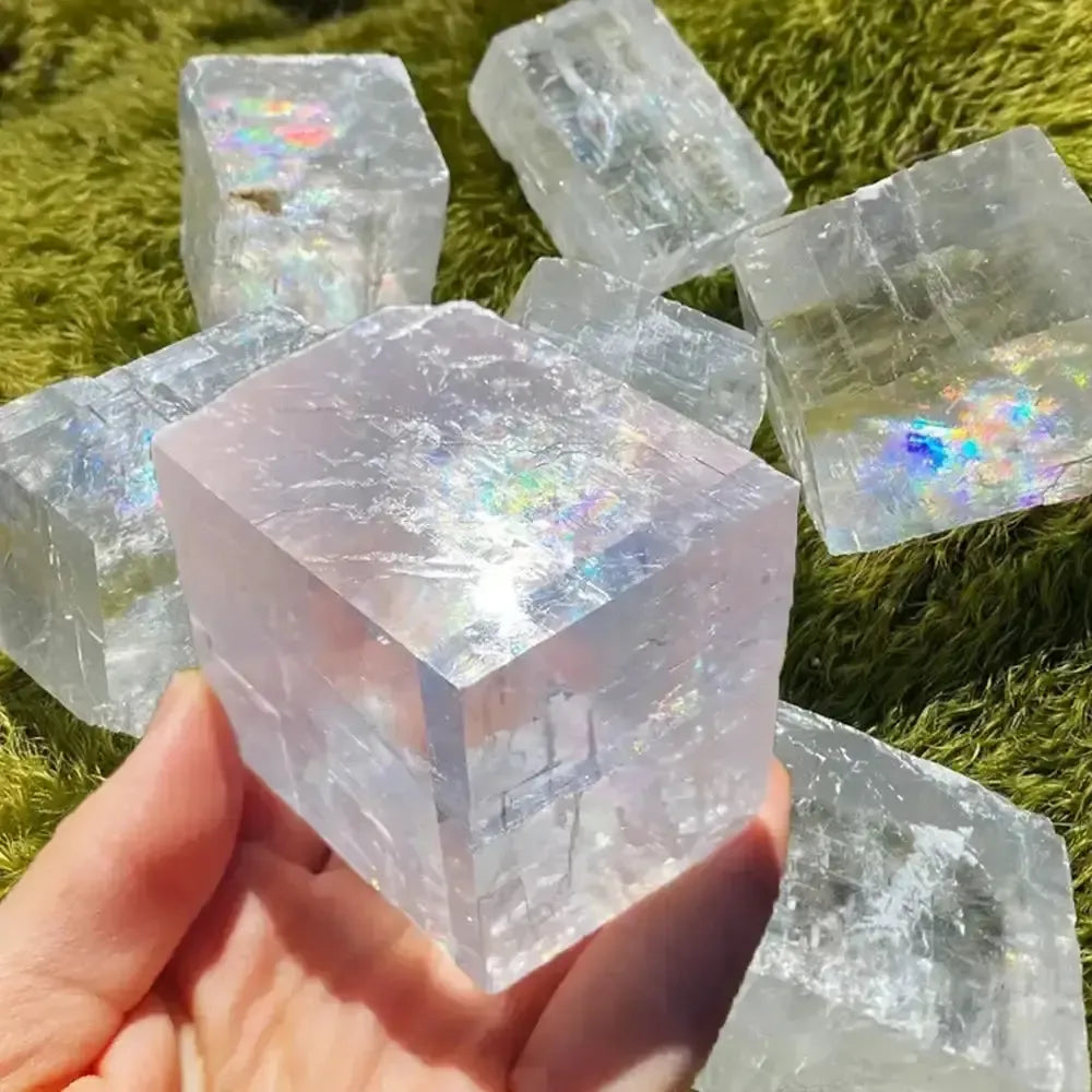 Iceland Spar Optical Calcite Raw Crystal-Raw-Ali-Calcite-50-100g 1pc-Crystal Destiny