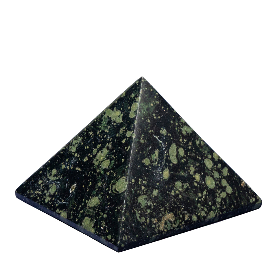Kambaba Jasper Pyramid-Pyramids-Crystal Destiny-Kambaba Jasper-382g - 3.00" Base-Crystal Destiny