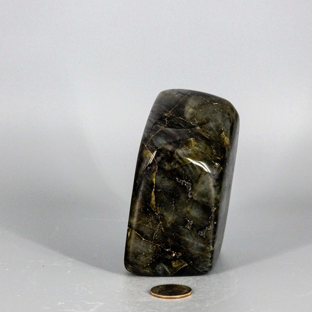 Labradorite "XL" High Flash Freeform-Freeforms-Crystal Destiny-Labradorite-1028g - 4.25"H x 3.00"W x 2.00"D-Crystal Destiny
