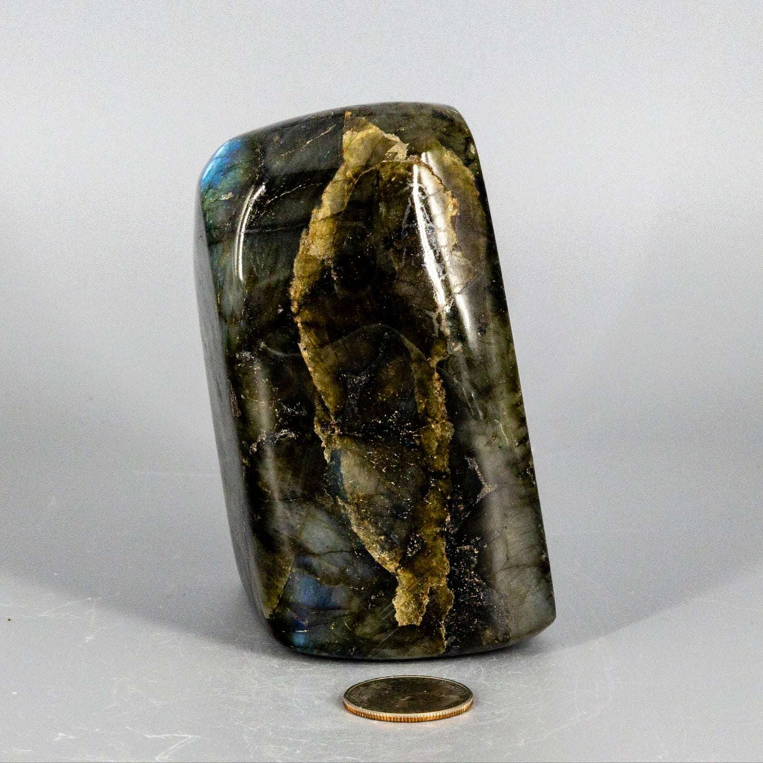 Labradorite "XL" High Flash Freeform-Freeforms-Crystal Destiny-Labradorite-1028g - 4.25"H x 3.00"W x 2.00"D-Crystal Destiny