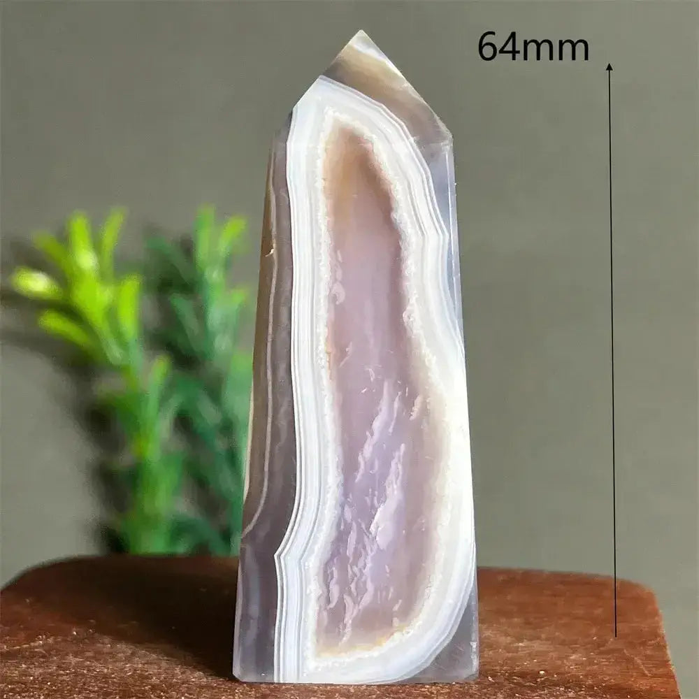 Lace Amethyst Agate Crystal Towers-Towers-Ali-48g 1-Amethyst Agate-Crystal Destiny