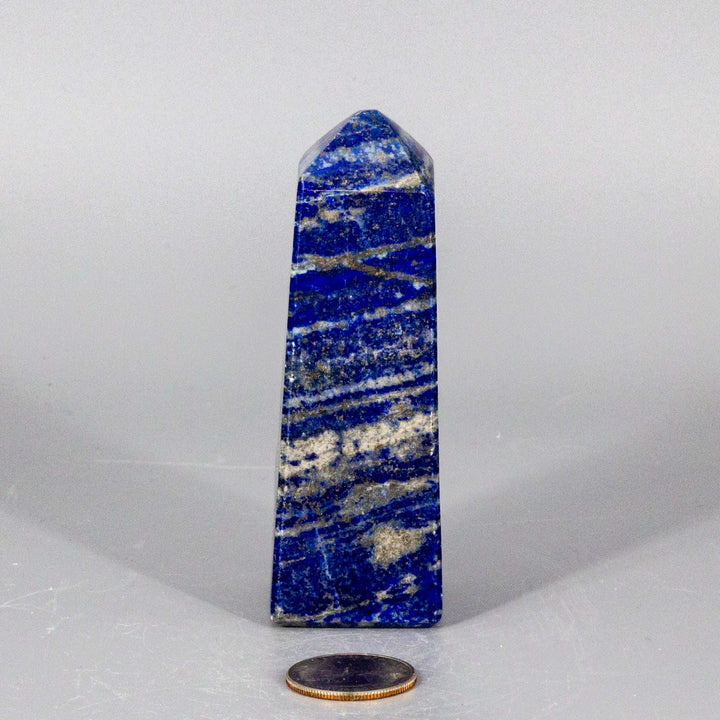 Lapis Lazuli Obelisk Tower 4 Inch 254g Wisdom Stone-Towers-Crystal Destiny-Lapis Lazuli-254g - 4.00"H x 1.25"W-Crystal Destiny
