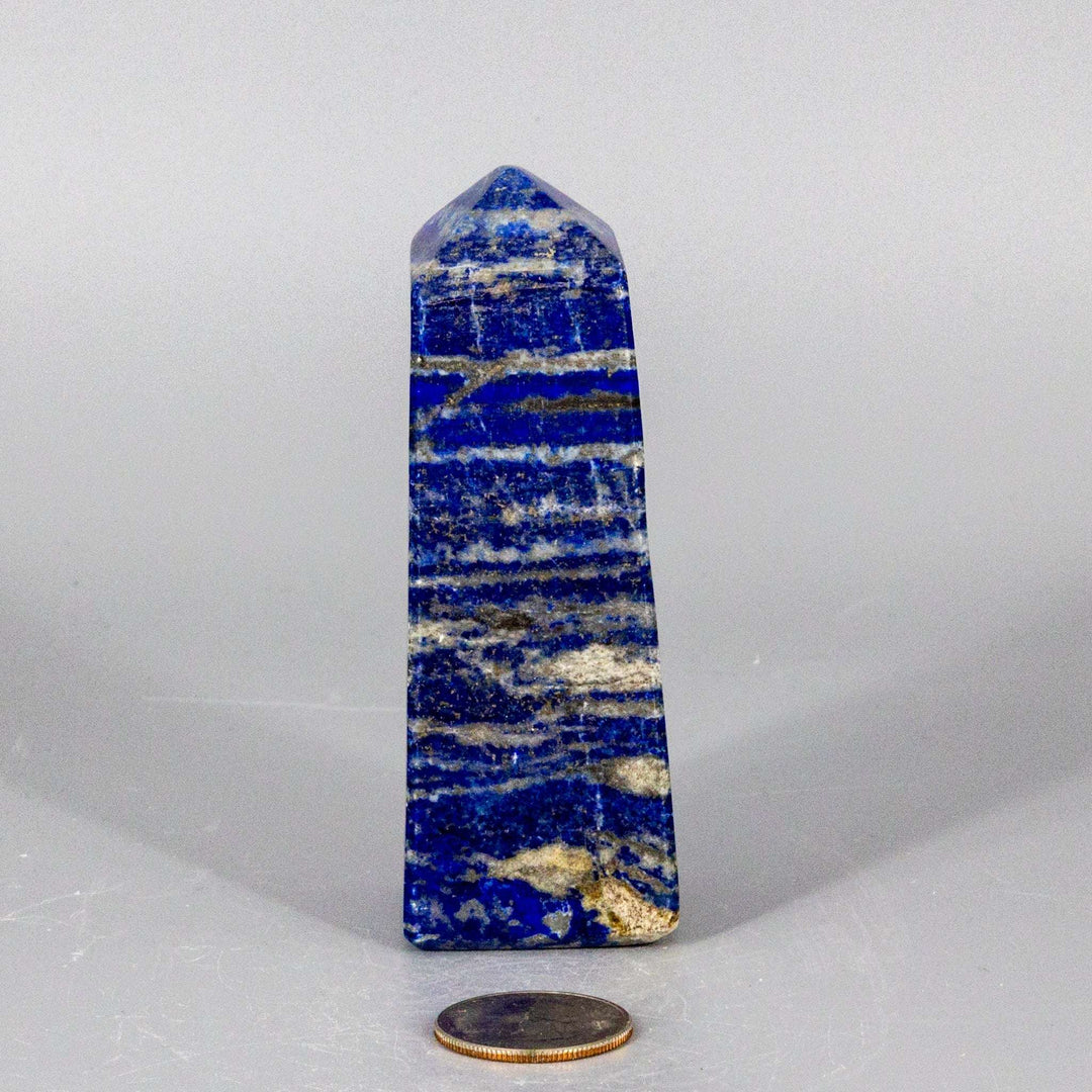 Lapis Lazuli Obelisk Tower 4 Inch 254g Wisdom Stone-Towers-Crystal Destiny-Lapis Lazuli-254g - 4.00"H x 1.25"W-Crystal Destiny