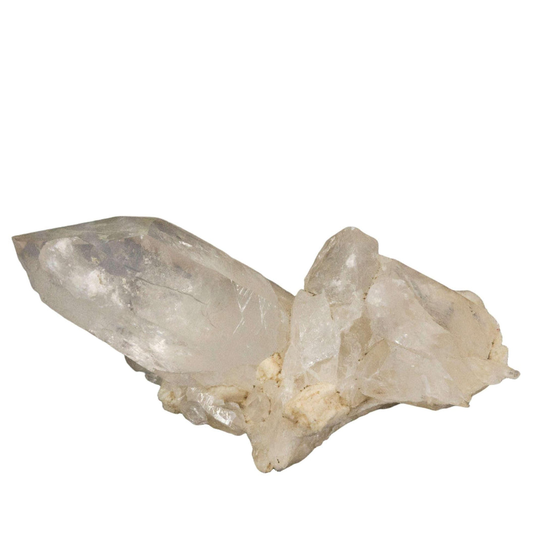 Large Clear Quartz Point Cluster, radiating amplifying, clarifying energy from multiple natural terminations.